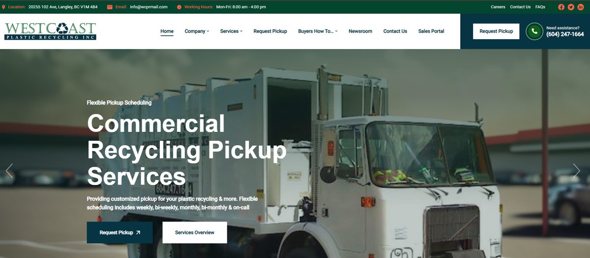 West Coast — new build (in progress) website